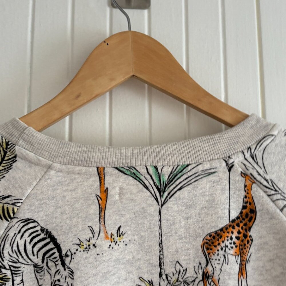 Safari Animal Print Fleece Sweatshirt LA SOUL - Picture 10 of 13